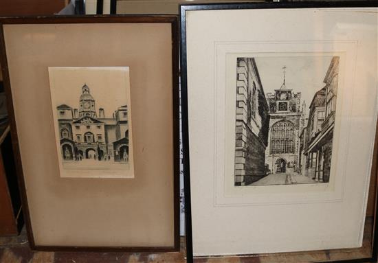 Box of 12 engravings(-)